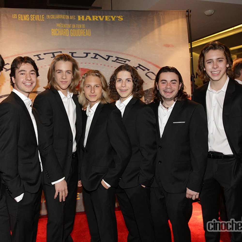 Sur le tapis rouge de Il était une fois les Boys