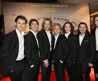 Sur le tapis rouge de Il était une fois les Boys