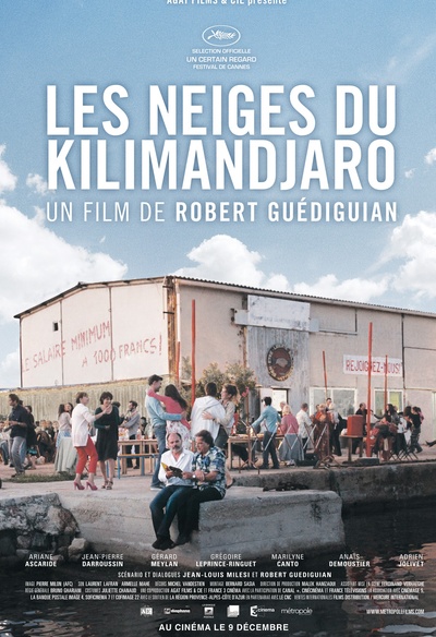 Affiche québécoise du film Les neiges du kilimandjaro