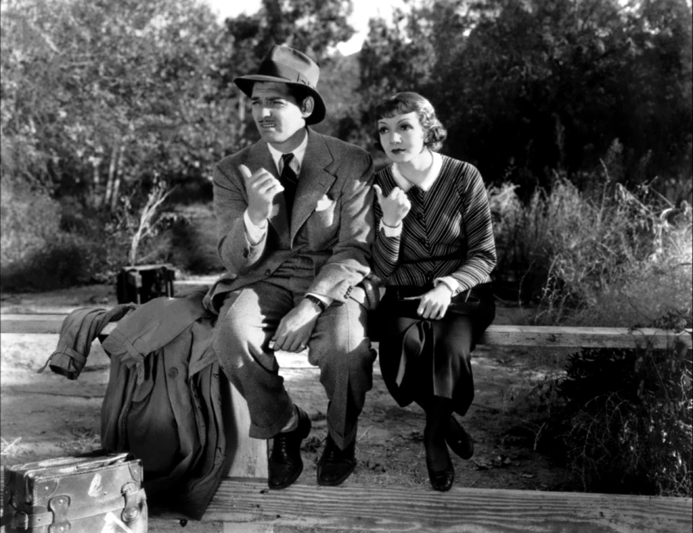 Une scène du film It Happened One Night