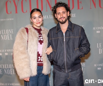 Tapis rouge du film Le cyclone de Noël
