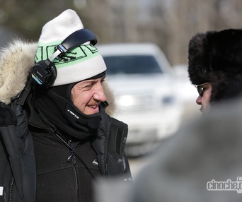 Sur le plateau du film Chasse-Galerie