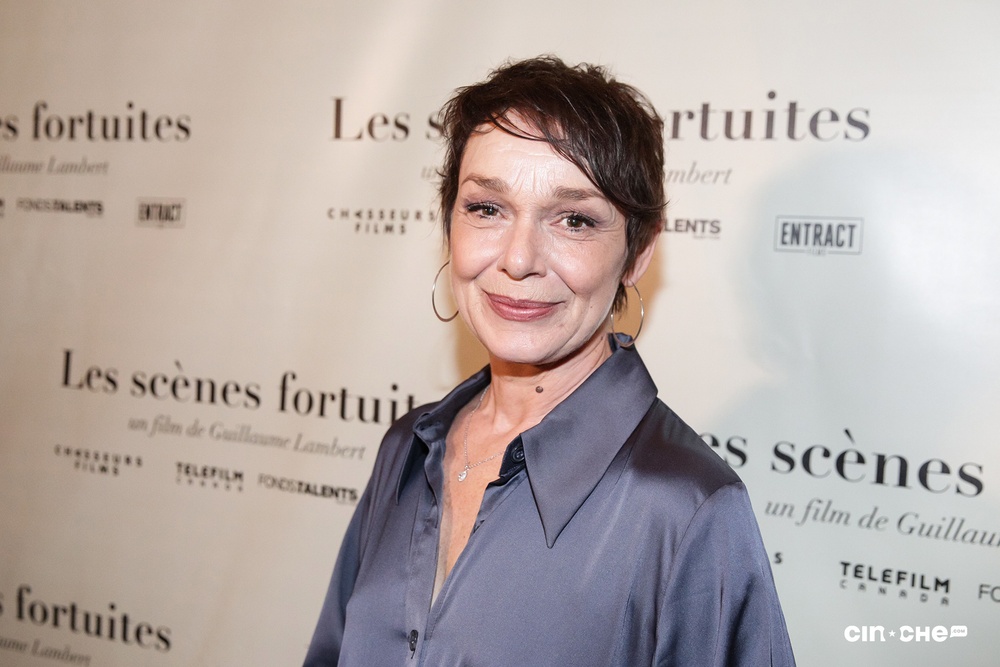 Sur le tapis rouge du film Les scènes fortuites