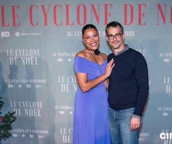 Tapis rouge du film Le cyclone de Noël