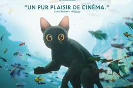 Affiche du film Flow, le chat qui n'avait plus peur de l'eau