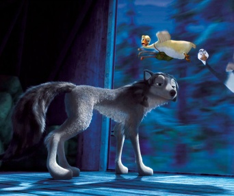 Une scène du film Alpha and Omega