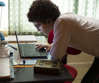 Une scène du film Le jeune Ahmed
