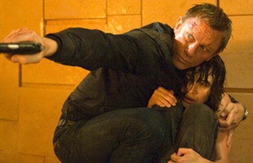 Daniel Craig et Olga Kurylenko dans Quantum of Solace