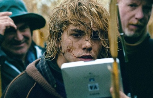Xavier Dolan sur le plateau de Tom à la ferme