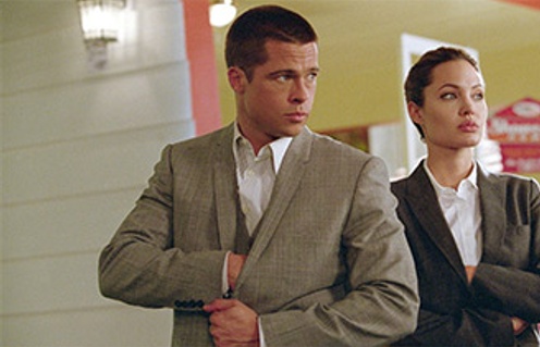Une scène du film Mr. and Mrs. Smith