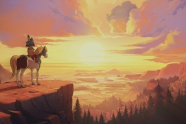 Une scène du film Yakari, la grande aventure Une scène du film Yakari, la grande aventure