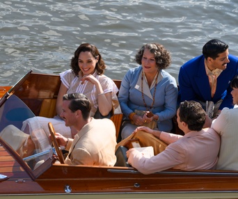 Une scène du film Death on the Nile