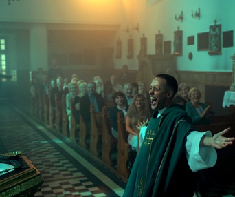 Une scène du film Corpus Christi