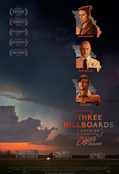 Affiche du film Three Billboards Outside Ebbing, Missouri