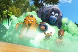 Une scène du film Les as de la jungle