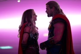 Une scène du film Thor: Love and Thunder