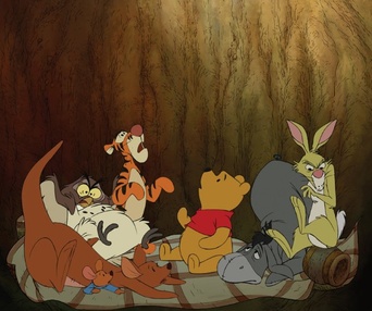 Une scène du film Winnie the Pooh