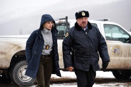 Une scène du film Wind River Une scène du film Wind River