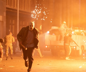 Une scène du film The Forever Purge