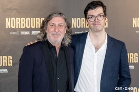 Sur le tapis rouge du film Norbourg Sur le tapis rouge du film Norbourg