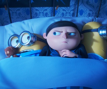 Une scène du film Minions: The Rise of Gru