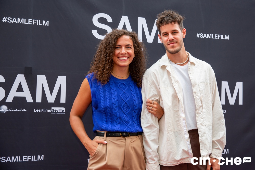 Sur le tapis rouge du film Sam