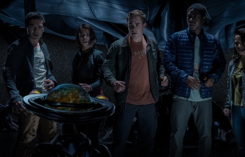 Une scène du film Power Rangers