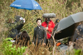 Sur le plateau du film The Woman in Black