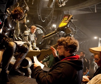 Sur le plateau du film Pacific Rim