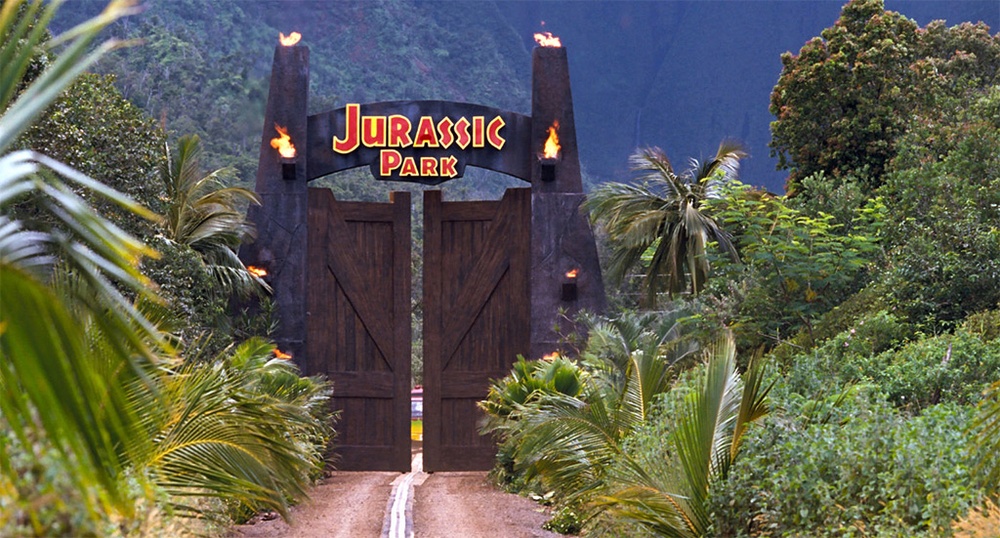 Une scène du film Jurassic Park