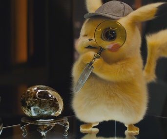 Une scène du film Pokémon Detective Pikachu