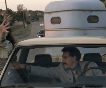 Une scène du film Borat: Subsequent Moviefilm