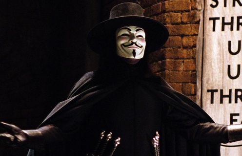 Une scène du film V for Vendetta