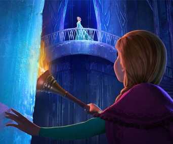 Une scène du film Frozen