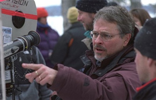 Lawrence Kasdan sur le plateau de Dreamcatcher
