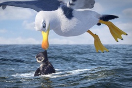 Une scène du film Manou the Swift
