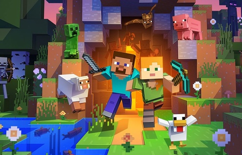 Le jeu vidéo Minecraft