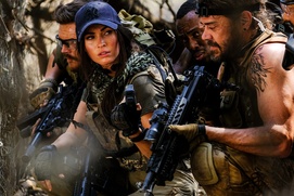 Une scène du film Rogue
