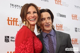 Sur le tapis rouge du film August: Osage County