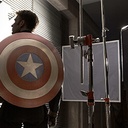 Sur le plateau de Captain America: The Winter Soldier