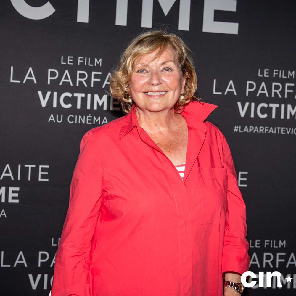Sur le tapis rouge du film La parfaite victime