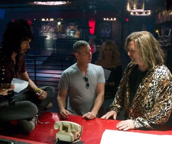 Sur le plateau du film Rock of Ages