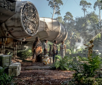 Une scène du film Star Wars: The Rise of Skywalker