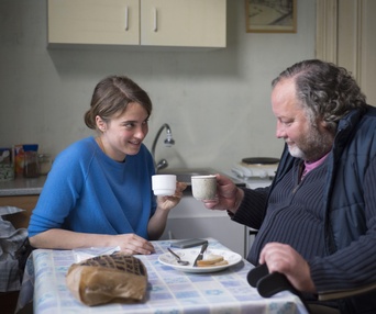 Une scène du film La fille inconnue