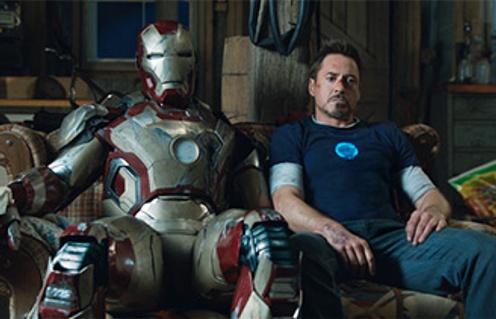 Une scène du film Iron Man 3