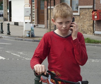 Une scène du film Le gamin au vélo