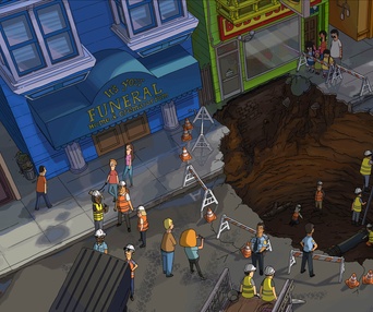 Une scène du film The Bob's Burgers Movie