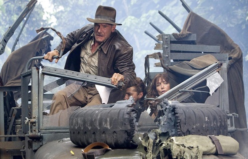 Une scène du film Indiana Jones and the Kingdom of the Crystal Skull