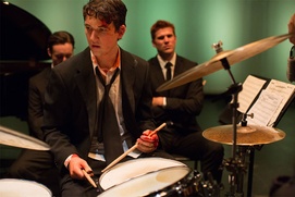 Une scène du film Whiplash Une scène du film Whiplash