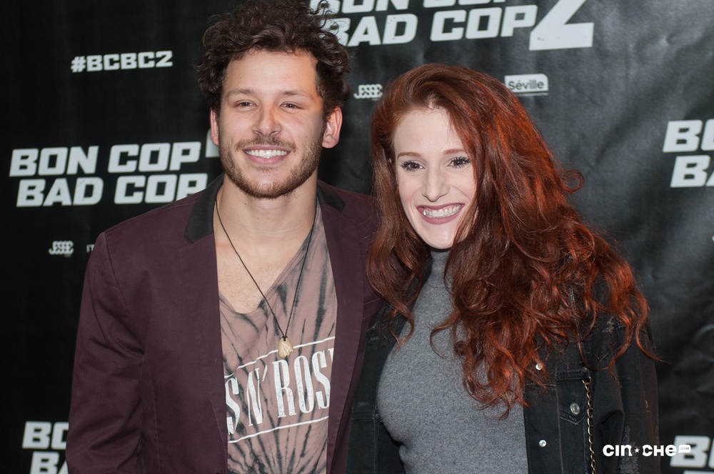 Sur le tapis rouge du film Bon Cop Bad Cop 2